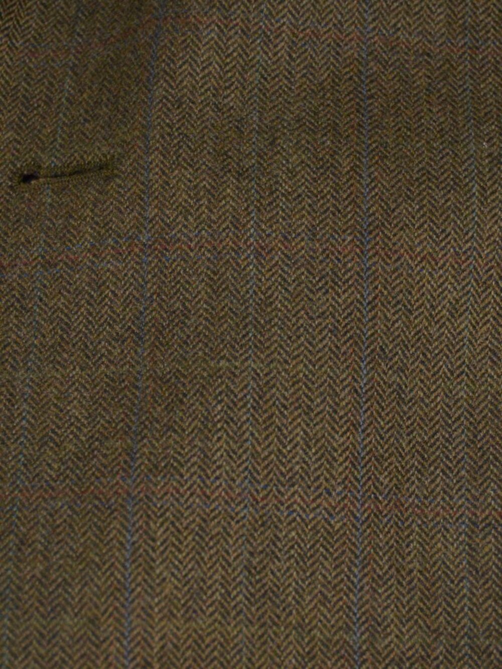 Lauren Ralph Lauren 100% Wool Brown Herringbone Windowpane Sport Coat -- Size 46 - Picture 2 of 6